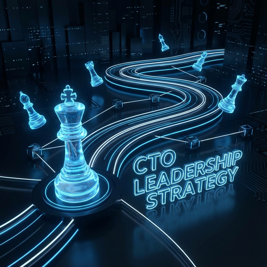 Technical Strategy & CTO Leadership Illustration